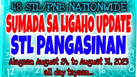 STL Pangasinan Results August 1 to 31, 2023 .